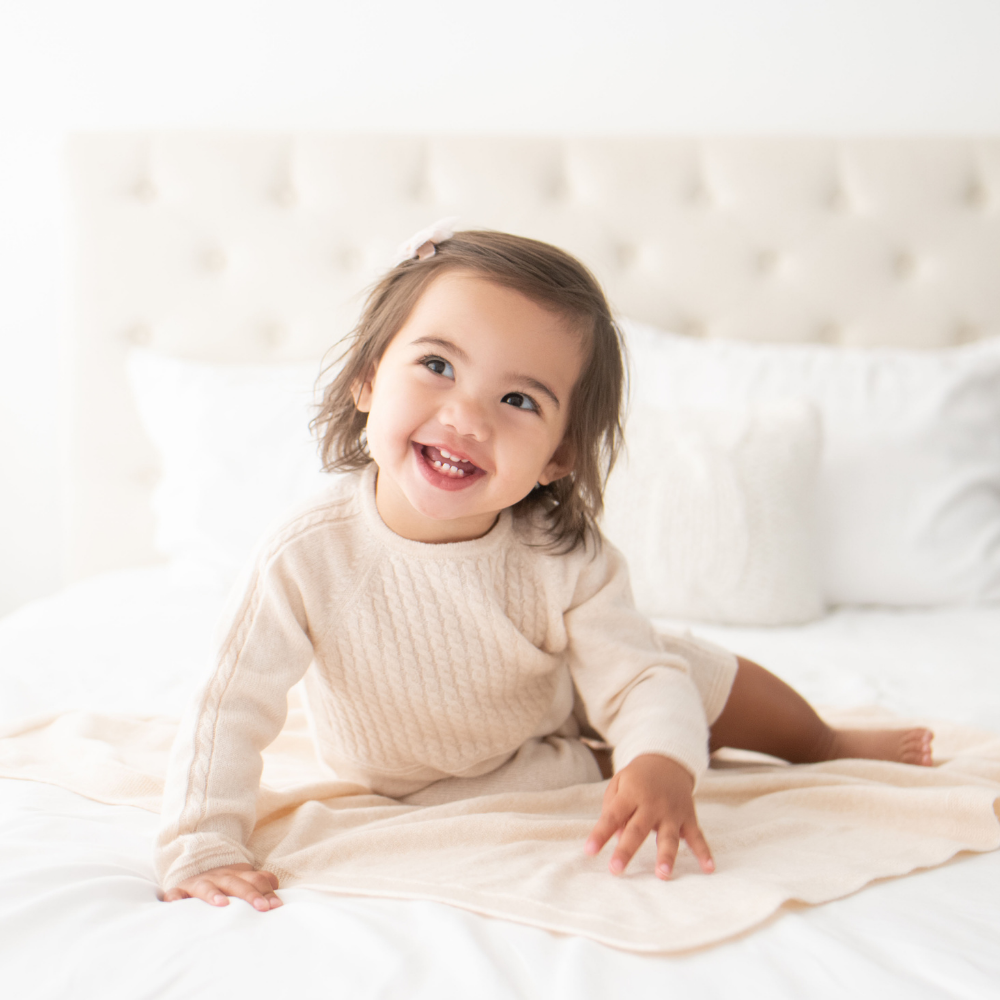 Luxury Cashmere Onesie - Naturale