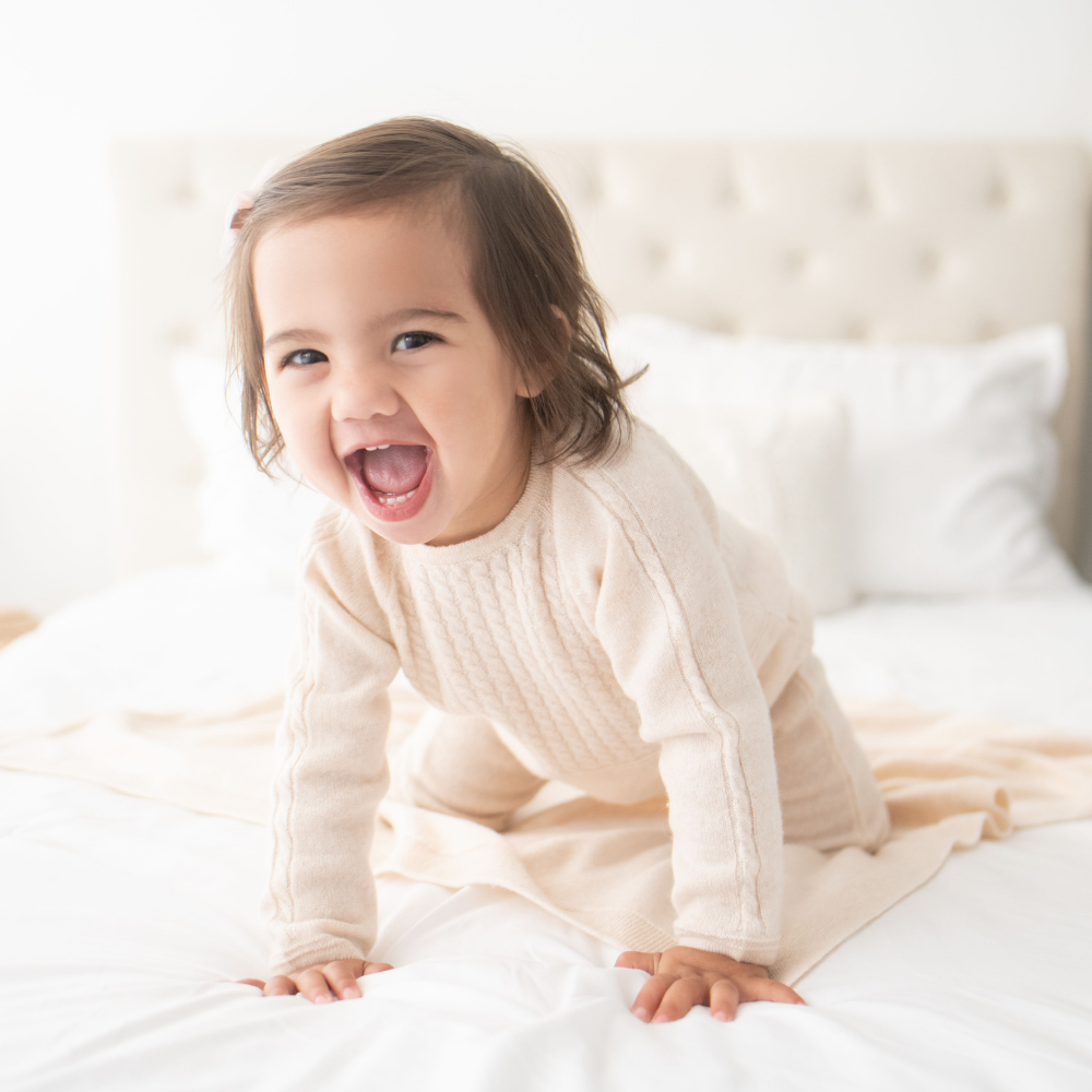 Luxury Cashmere Onesie - Naturale
