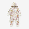 Zip Up Hoodie Romper - Wildflower