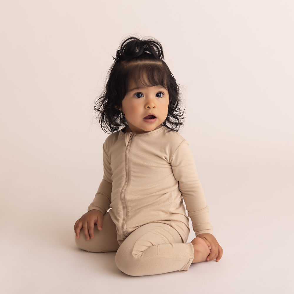 Baby Bamboo Onesie - Desert Sand