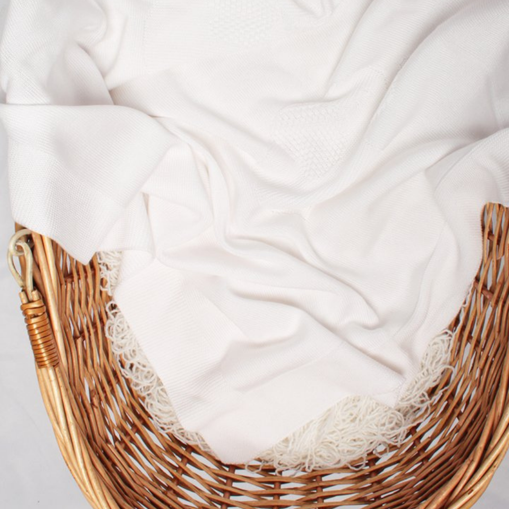 Pure Eucalyptus Blanket - White
