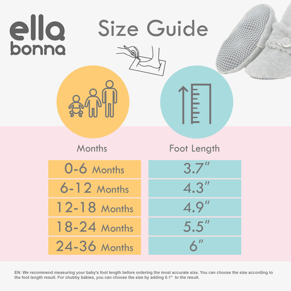 Stay-On Baby Booties, Organic Cotton Lined – White
