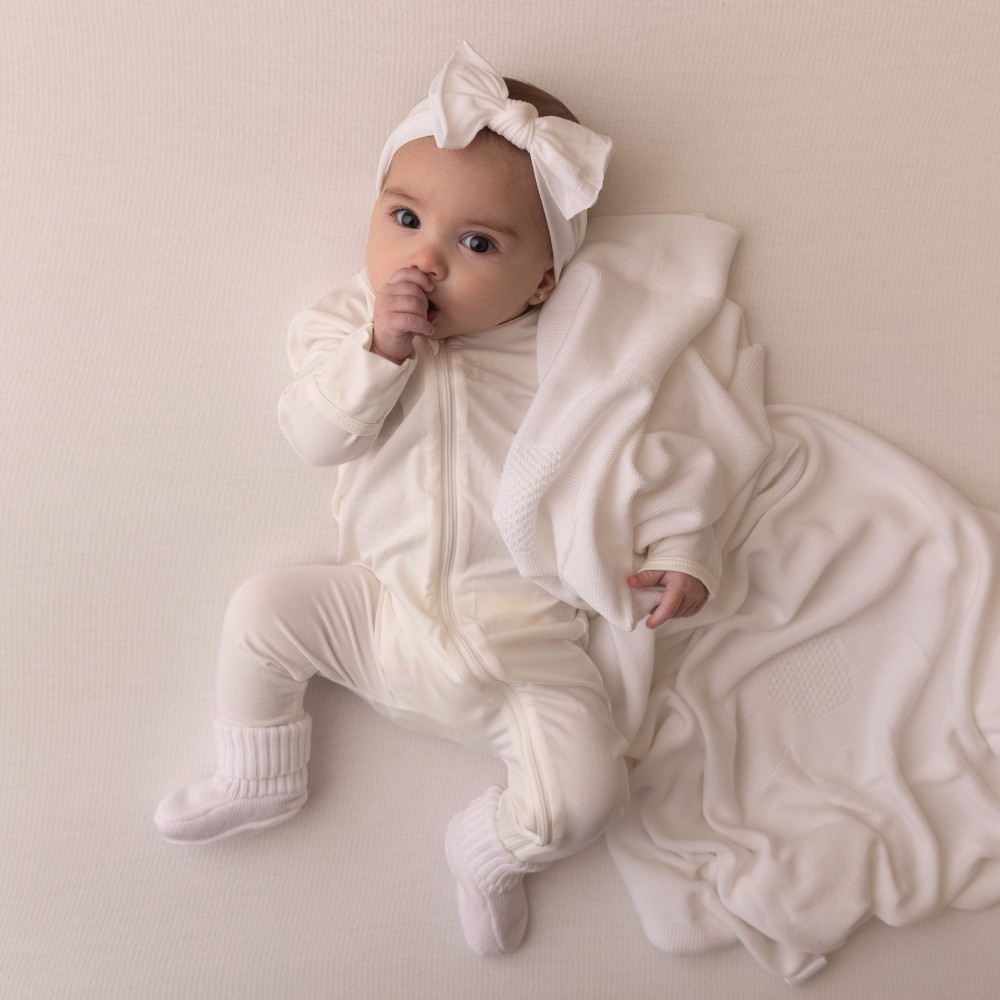 Pure Eucalyptus Blanket - White