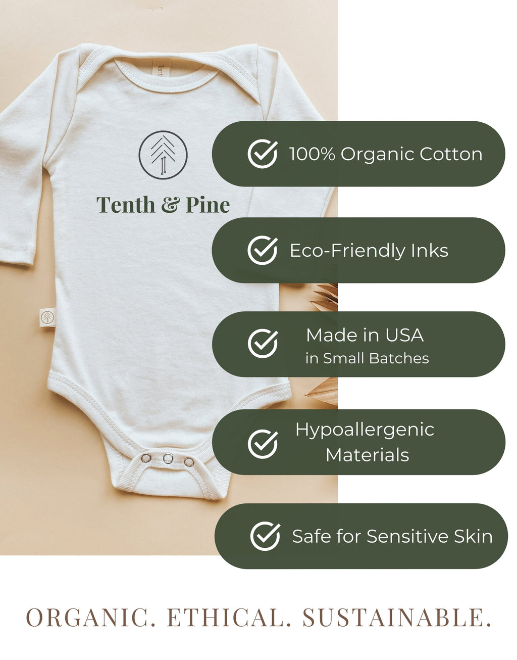 Pumpkin Patch Organic Bodysuit Long Sleeve
