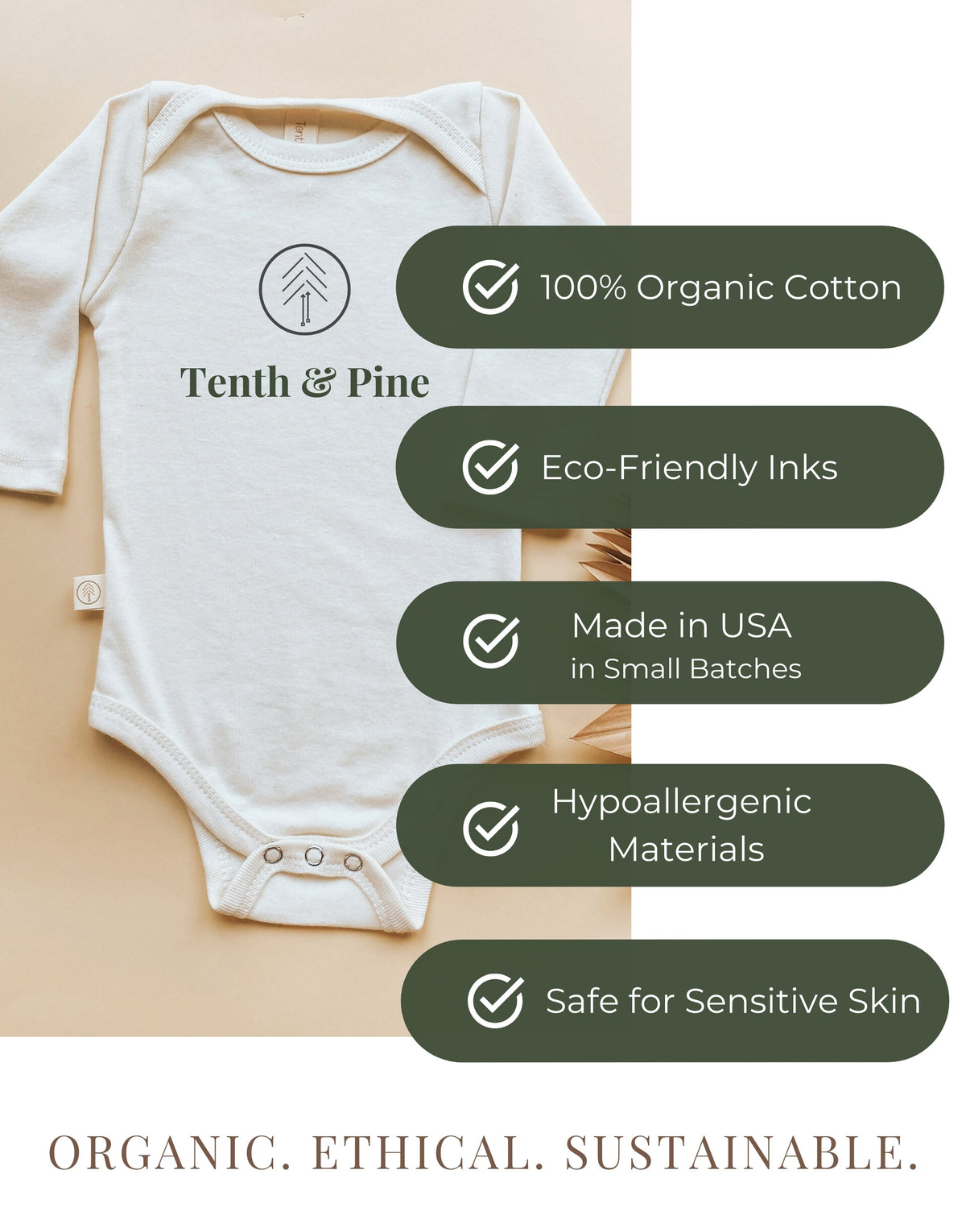 Pumpkin Patch Organic Bodysuit Long Sleeve