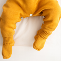 Virgin Merino Wool Booties - Honey