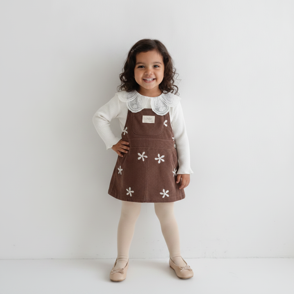 Little Star Suspender Dress