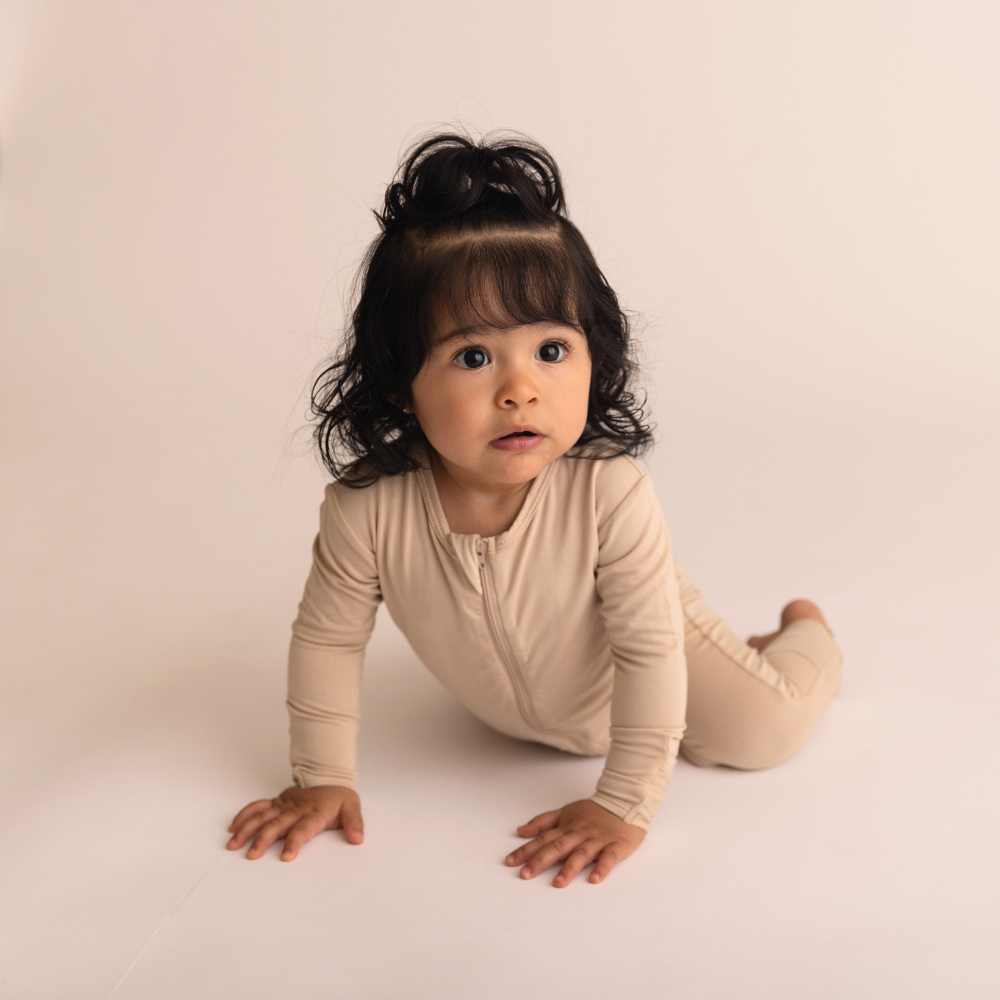 Baby Bamboo Onesie - Desert Sand