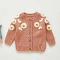 Sunflower Embroidered Cardigan