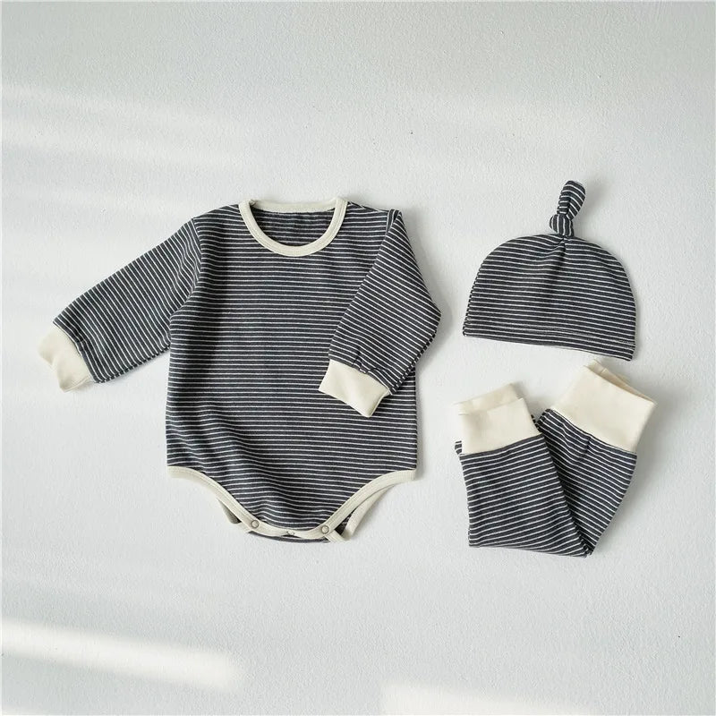 Striped Leggings Set. 3Pcs