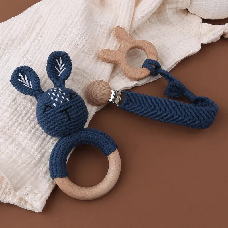 Pacifier Clip Teether Toy Set