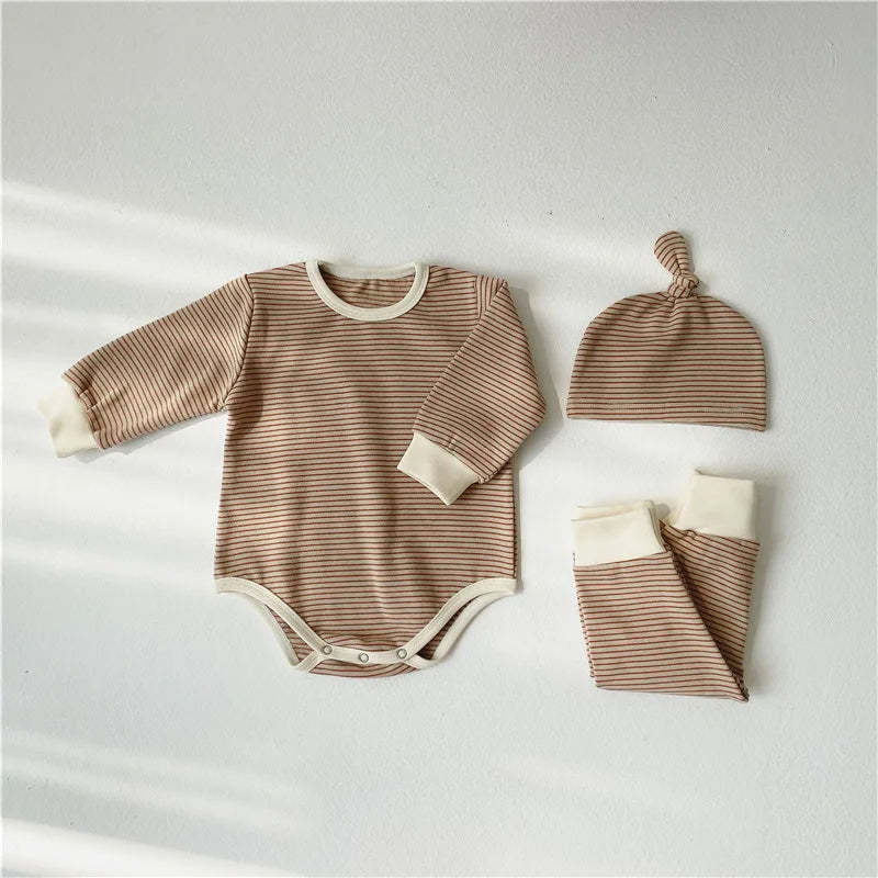 Striped Leggings Set. 3Pcs