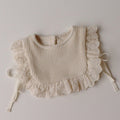 Baby Lace Waffle Bib