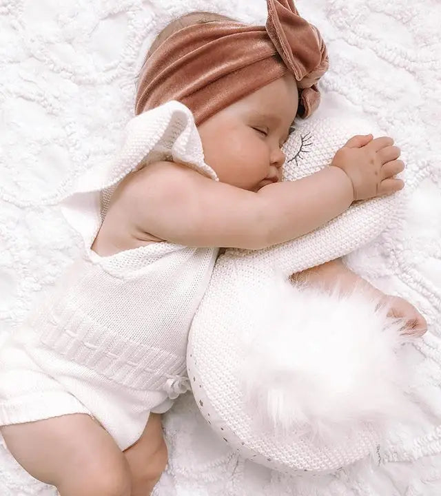 Knitted Sleeveless Drawstring Romper