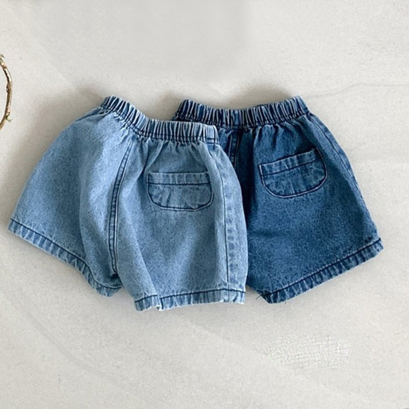 Girls Denim Bloomer Shorts