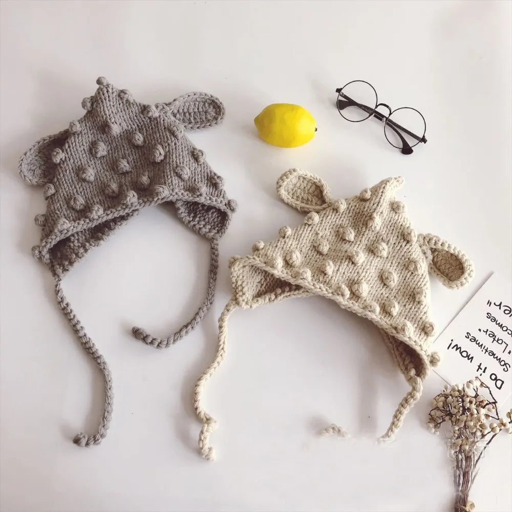 Cute Pom Pom  Winter Hat