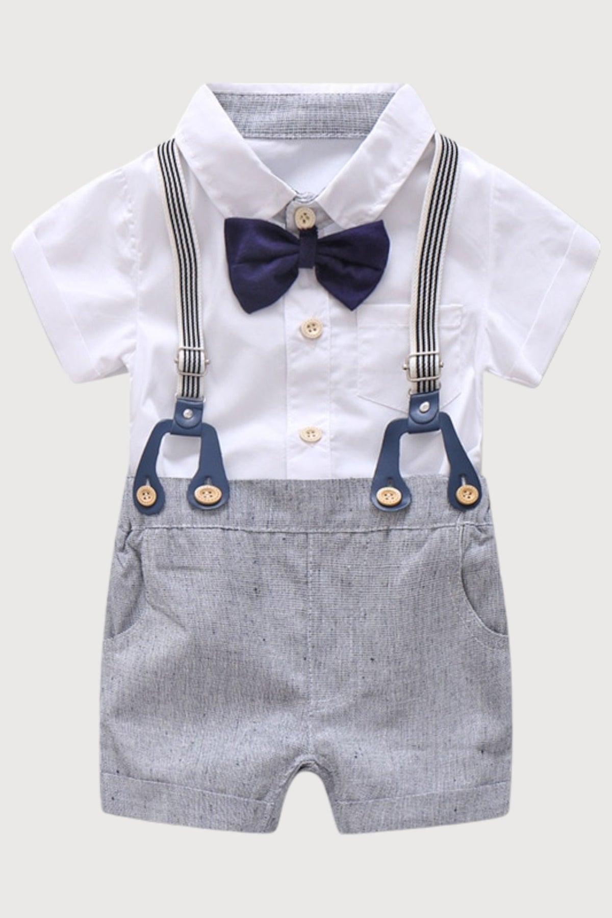 Baby Shorts Suspender Set