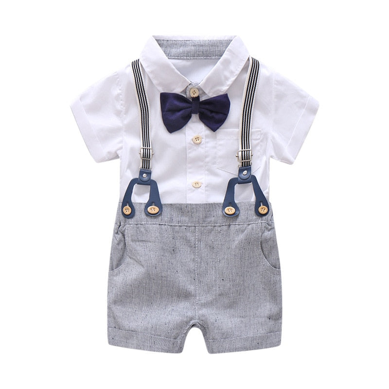 Baby Shorts Suspender Set