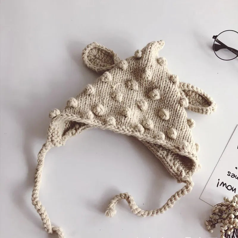 Cute Pom Pom  Winter Hat