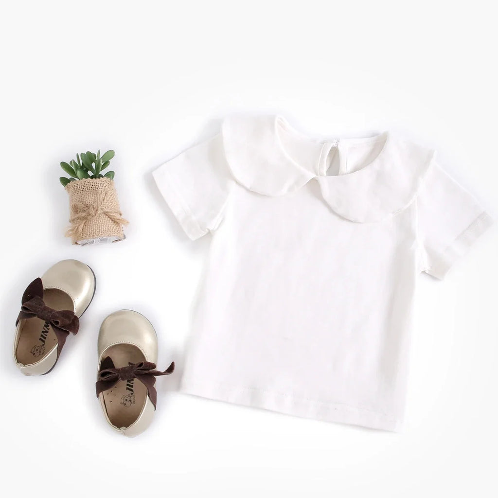 Girls Peter Pan Collar Shirt