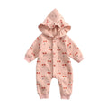 Hooded Cherry Jumpsuit