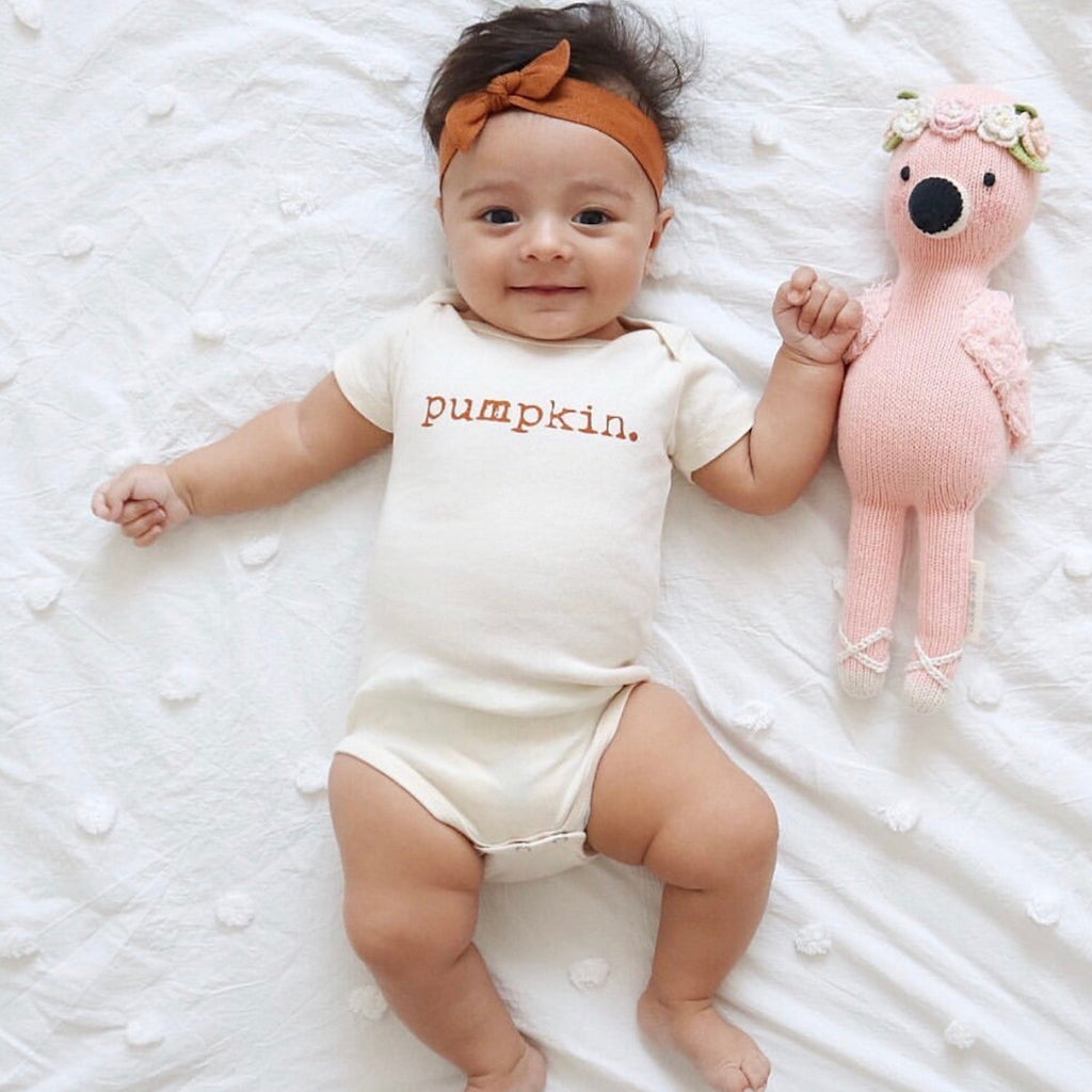 Pumpkin Organic Baby Bodysuit