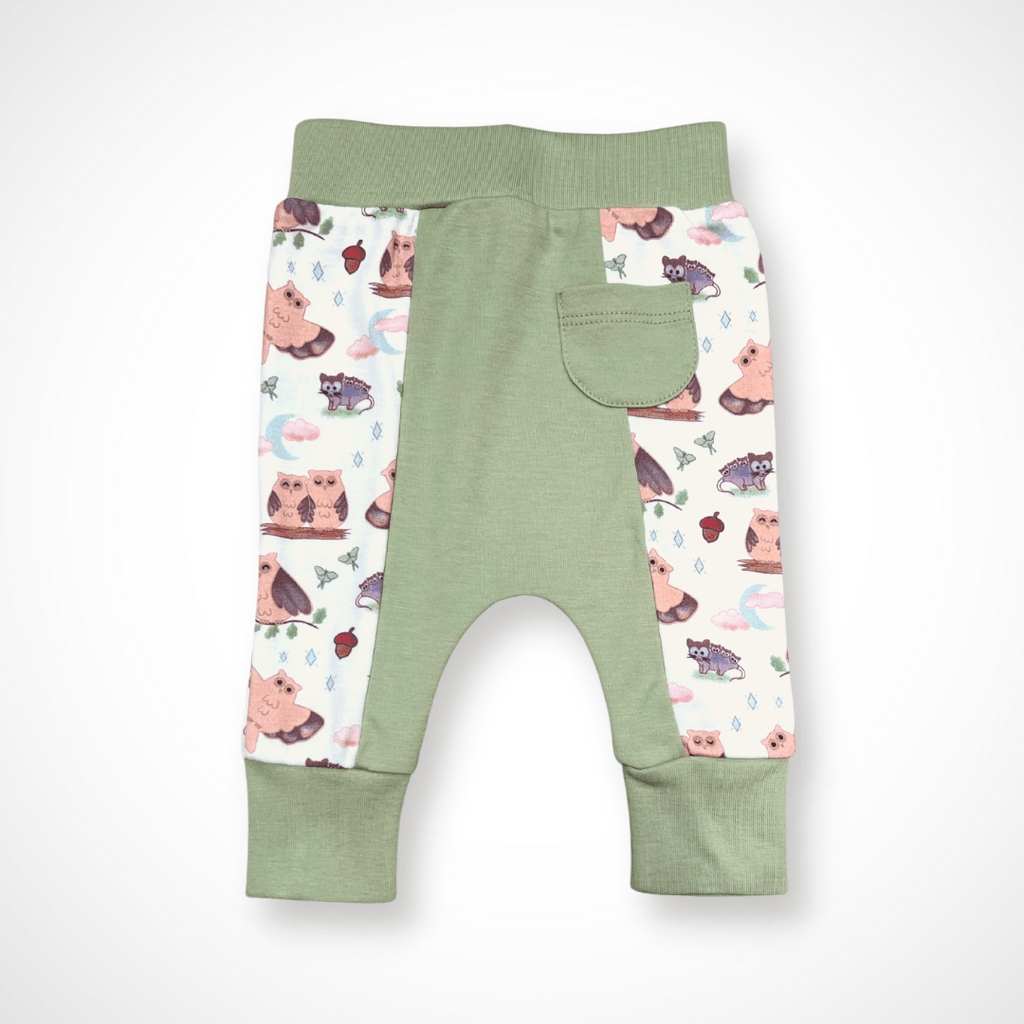 Owl Long Sleeve Bodysuit and Pant | Organic Pima Cotton