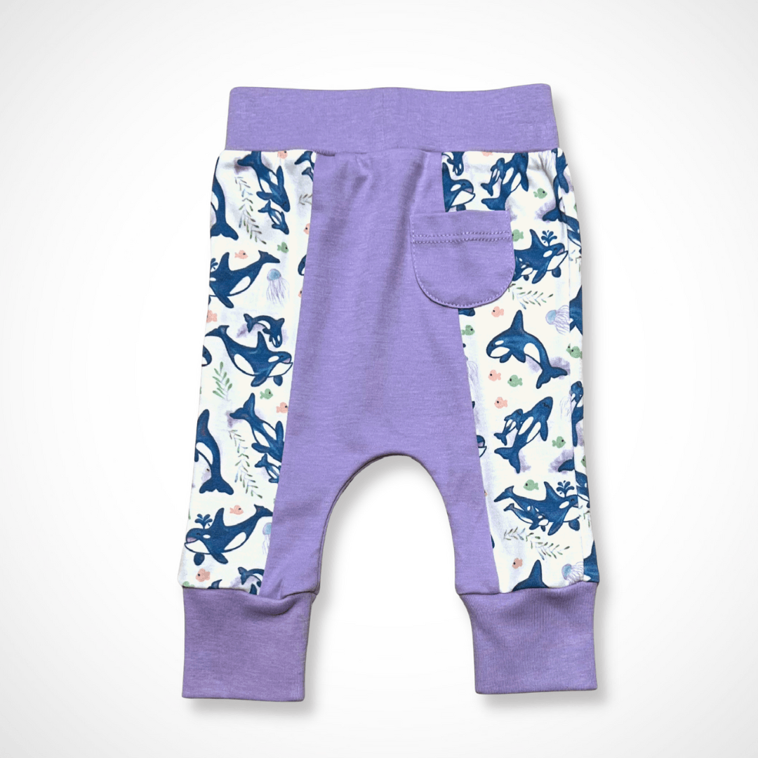 Orca Long Sleeve Bodysuit and Pant | Organic Pima Cotton