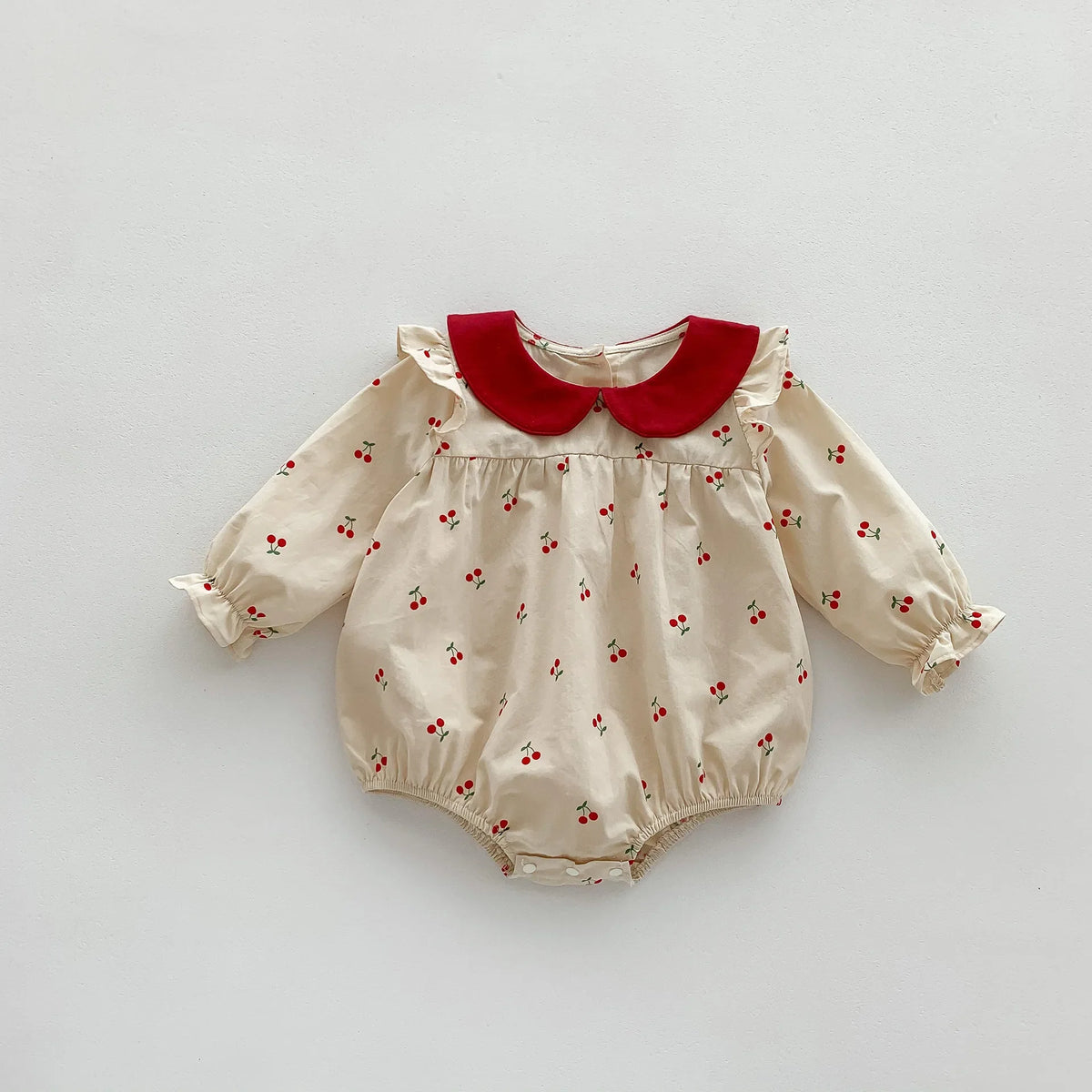 Cherry Print Romper