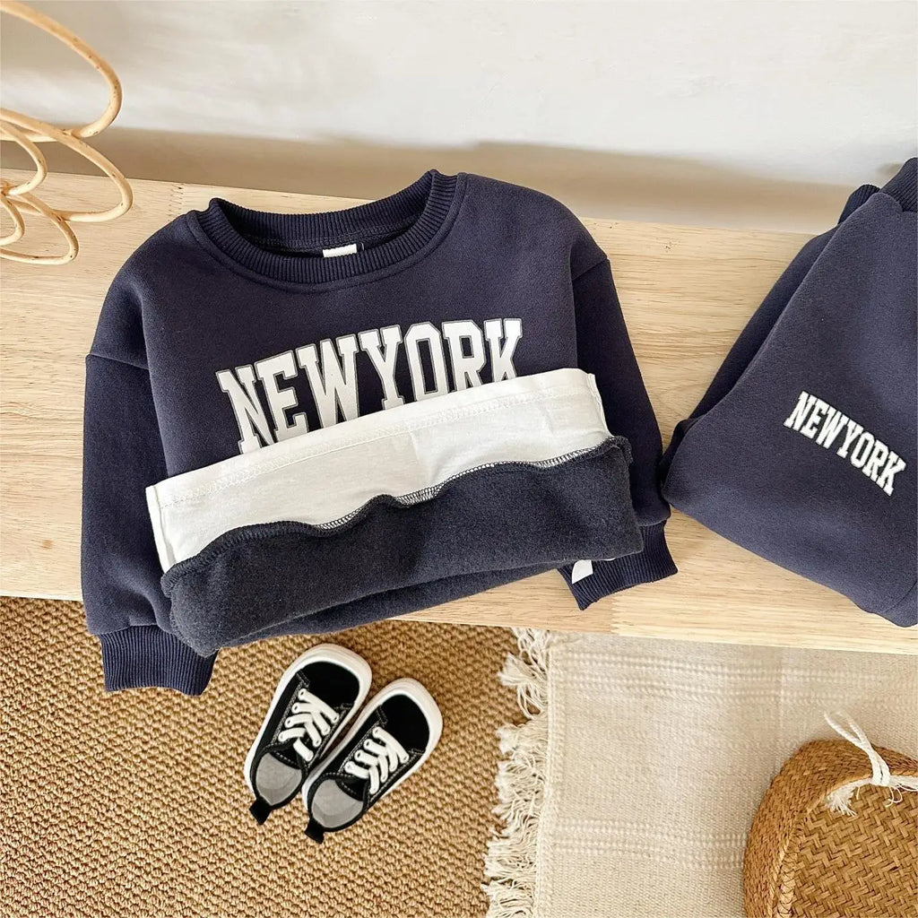 New York Print Jogger Set