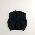 Solid Knitted Sweater Vest