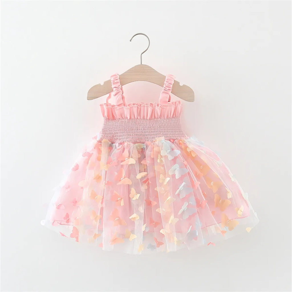 Butterfly Sequin Lace Dress