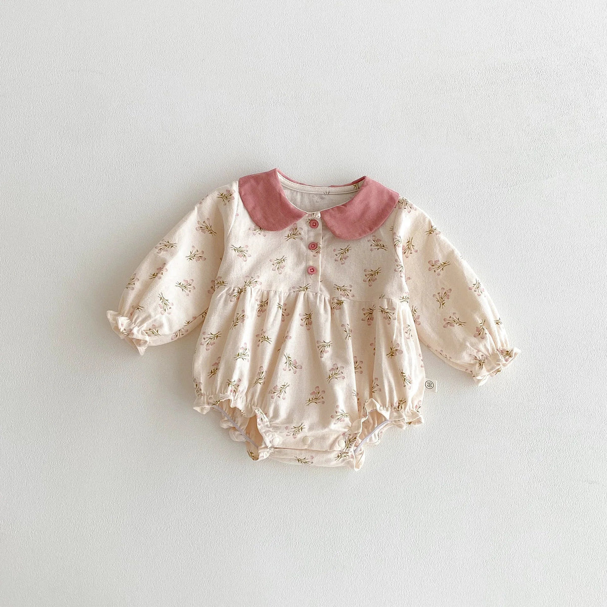 Floral Doll Collar Romper