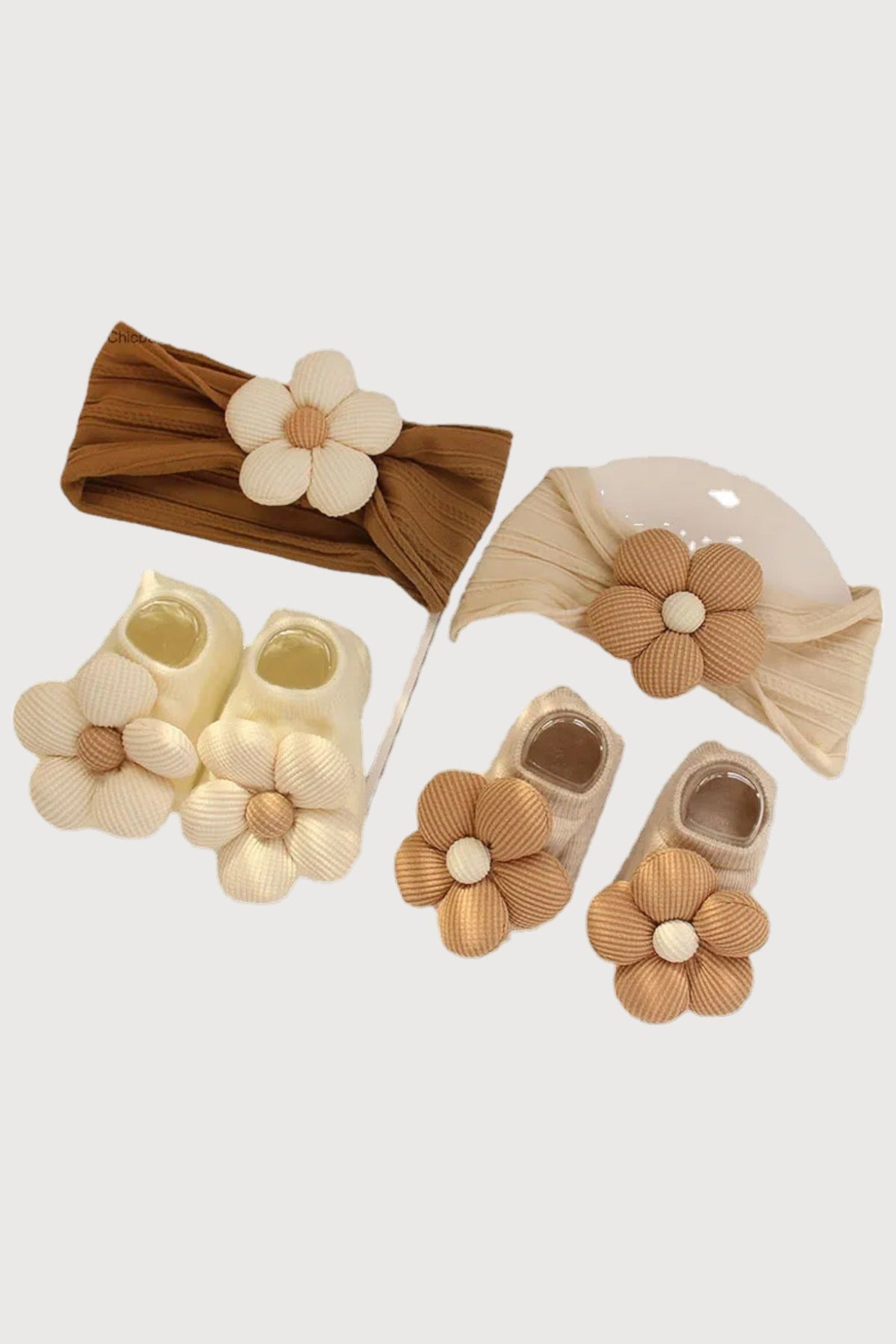 Baby Flower Headband & Socks