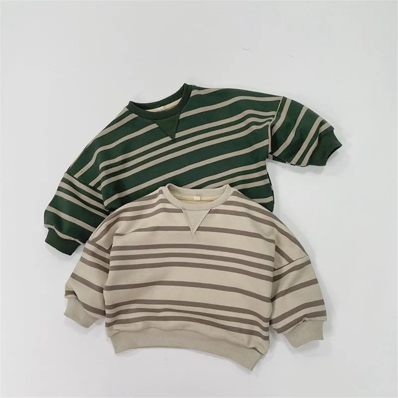 Boys Striped Sweatshirt
