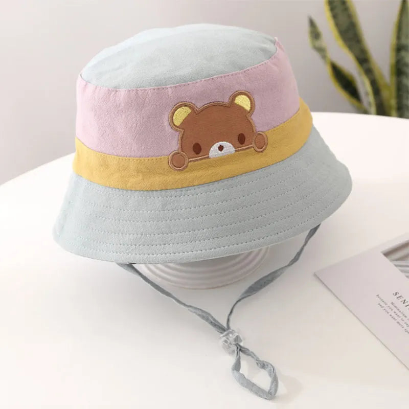 Animal Print Reversible Baby Bucket Hat