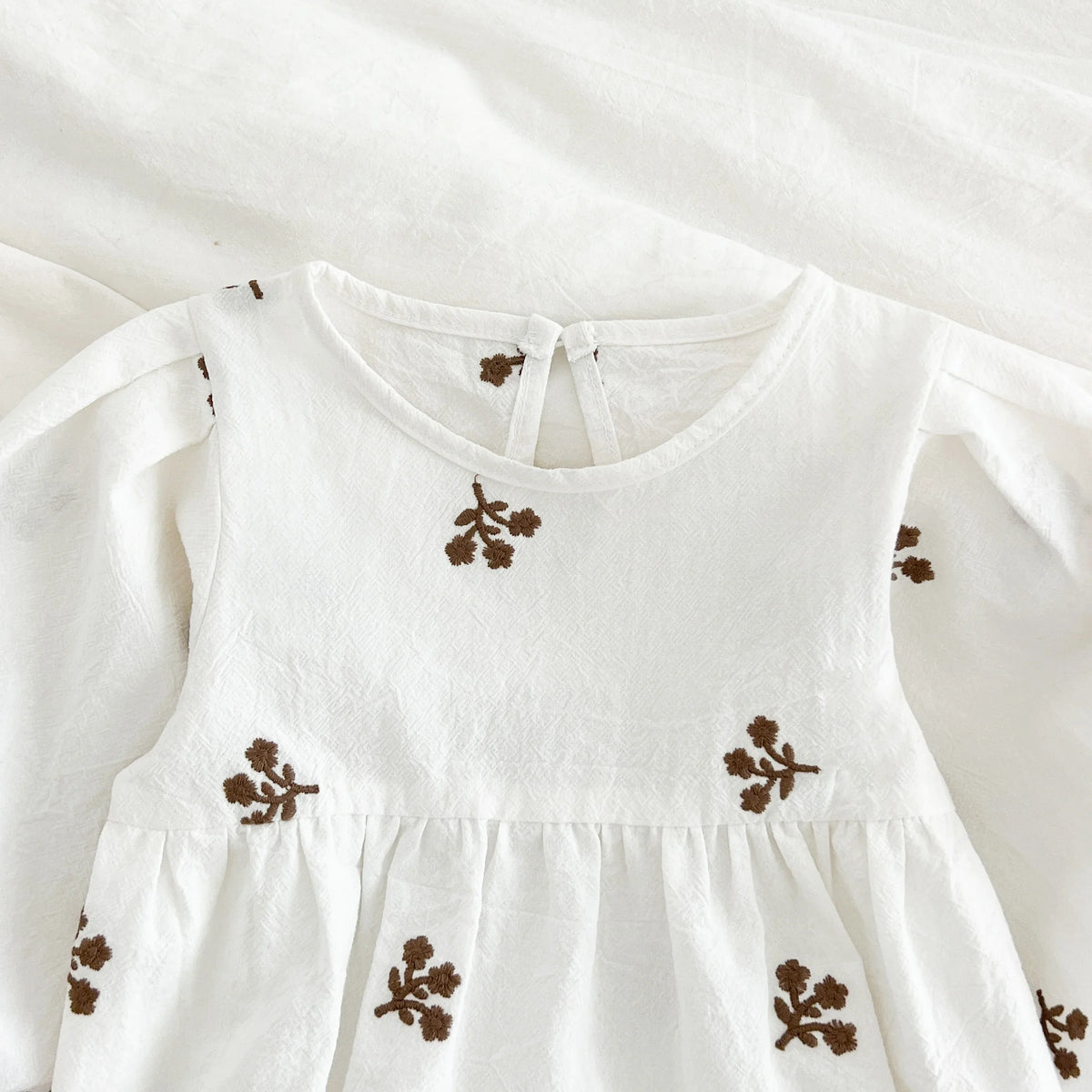 Puff Sleeve Garden Romper