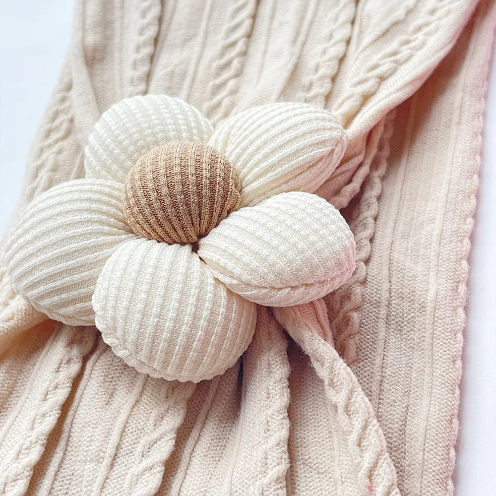Baby Girl Flower Puff Elastic Soft Headband