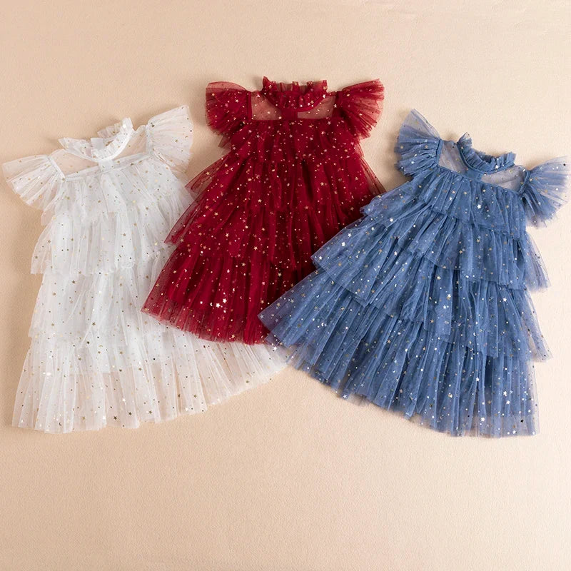 Elegant Lace Sequins Tulle Party Dress