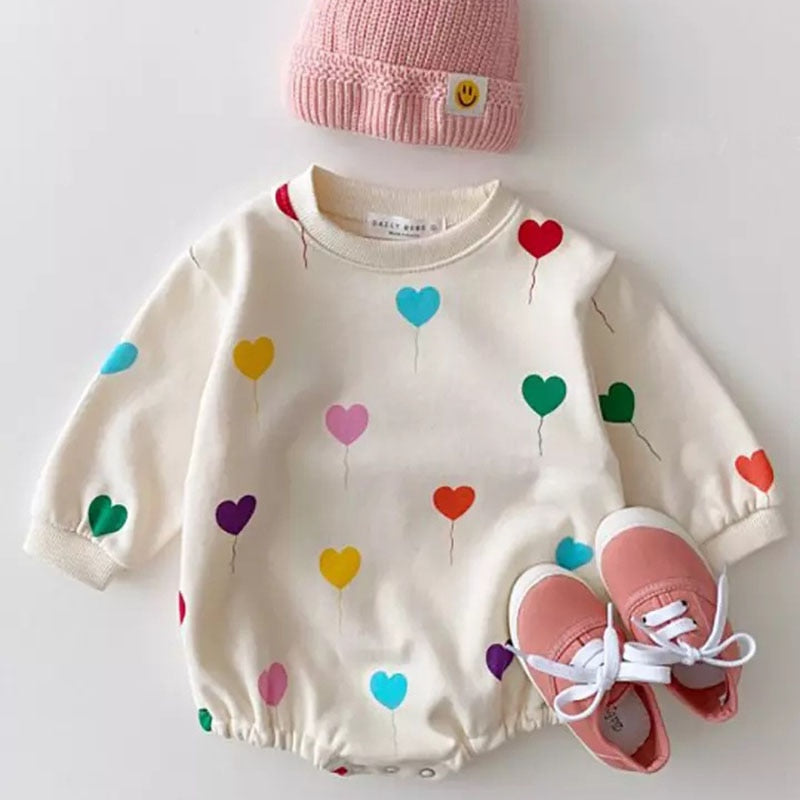 Heartloons Print Baby Bodysuit