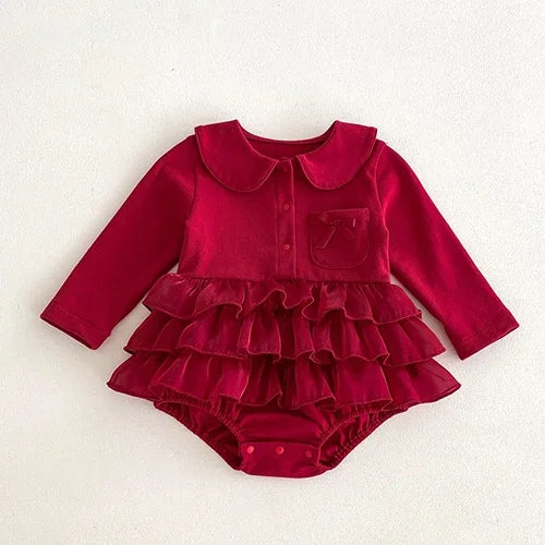 Newborn Christmas Fashion Rompers