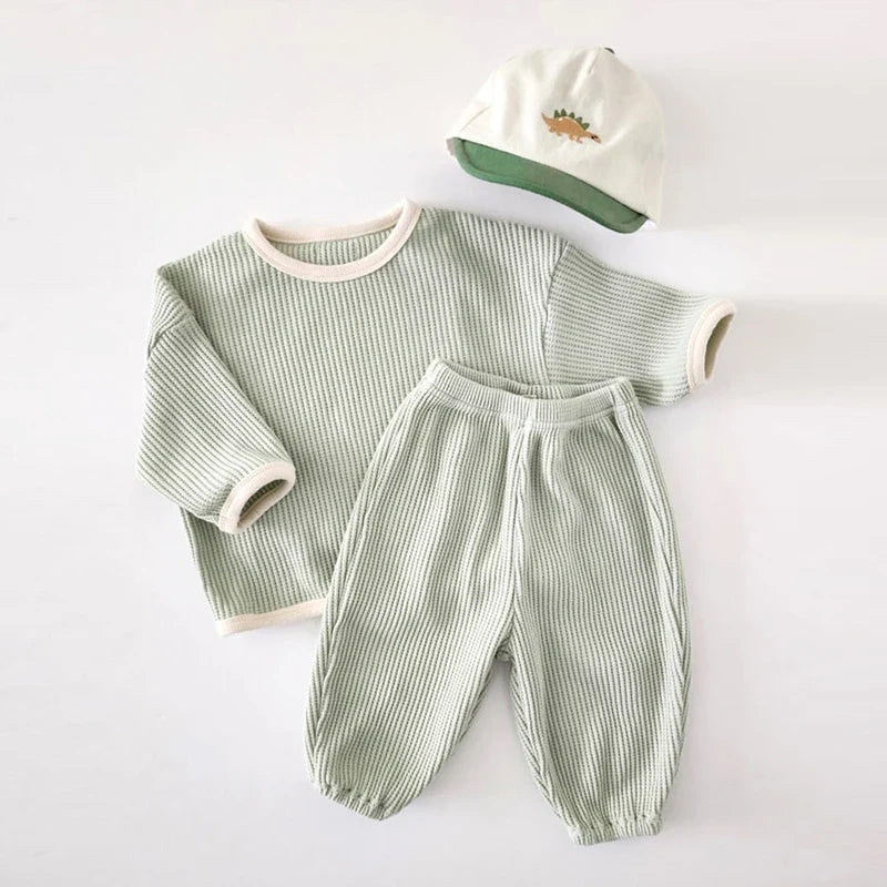 Benny Waffle Jogger Set