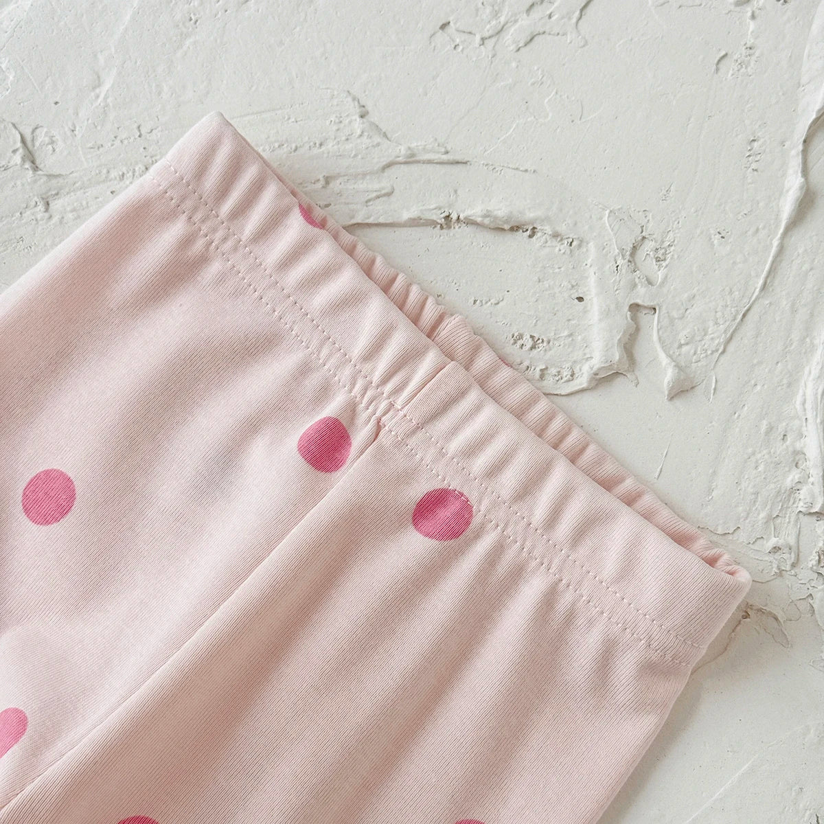 Puffy Bow Polka Dot Set