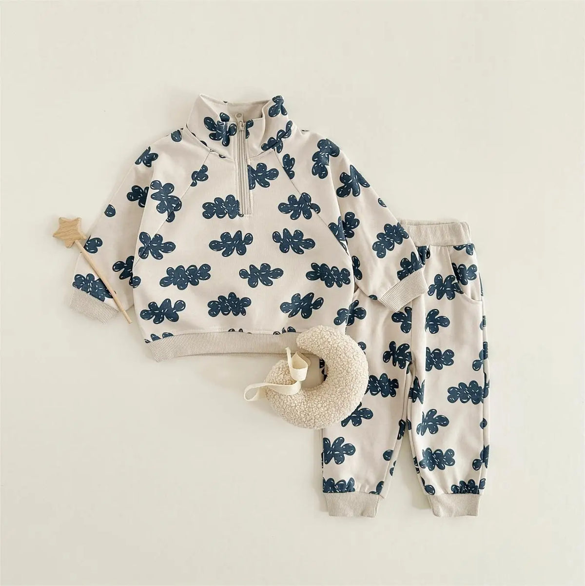 Turtleneck Cloud Jogger Set