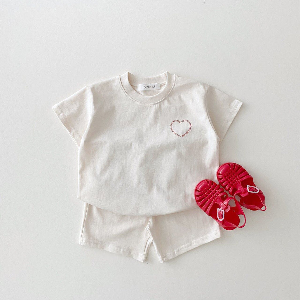 Love Me More Shorts Set