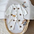 White Teddy Bear Jumpsuit