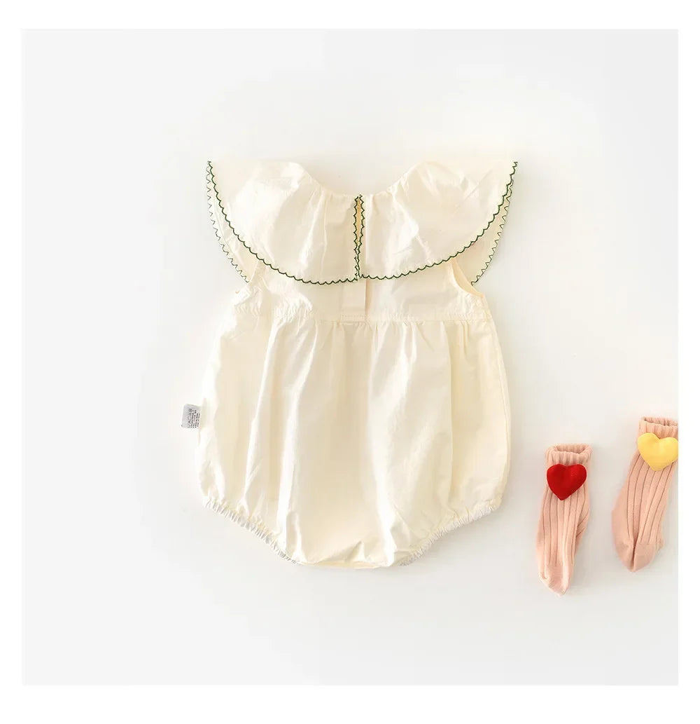 Heart Collar Crawler Romper