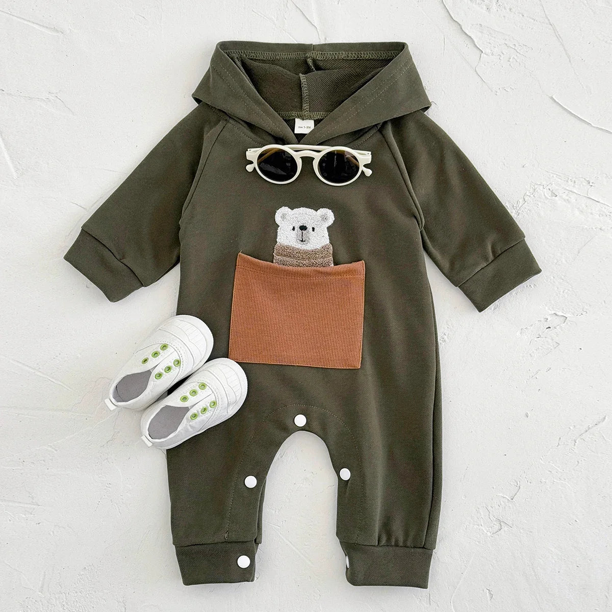 Bear Pocket Jumpsuit