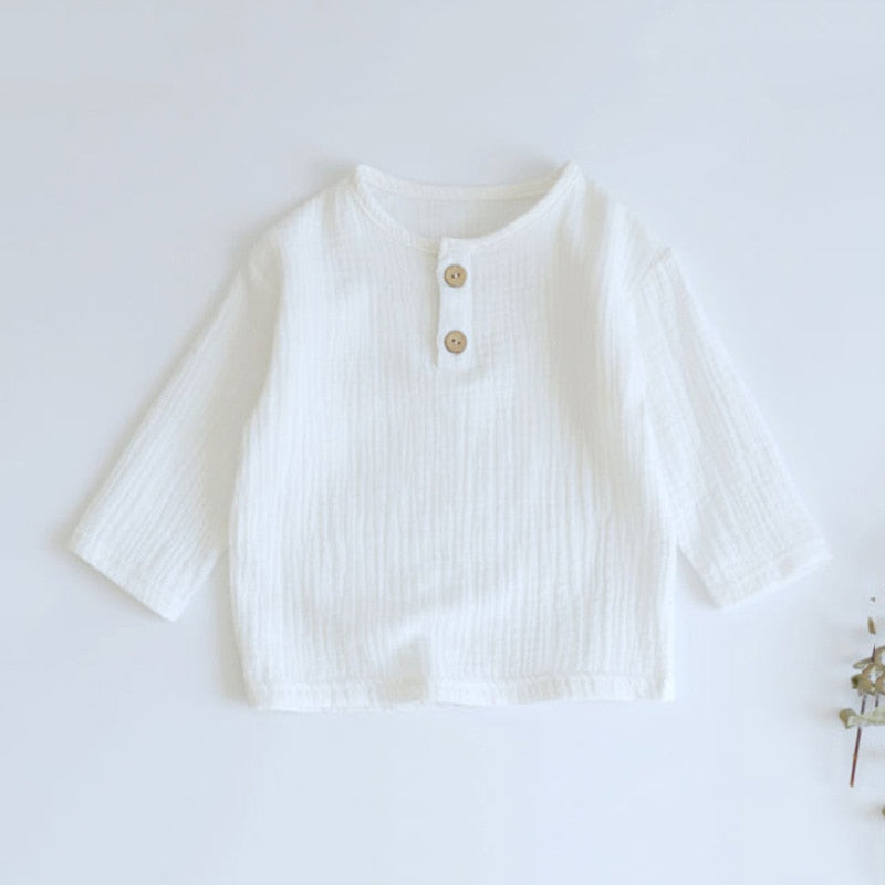 Muslin Linen Cotton Long Sleeve Set
