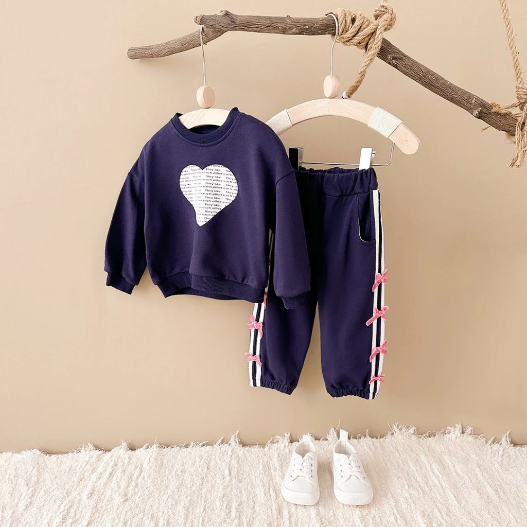 Love Sweatshirt Jogger Set